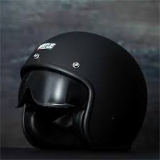 half helmet with visor