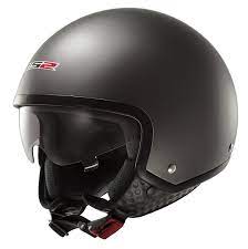 open face helmet with visor