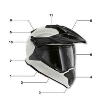 motorcycle helmet parts