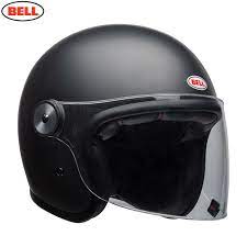 open face motorcycle helmet with visor