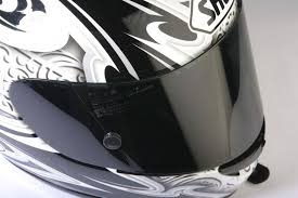 tinted helmet visor